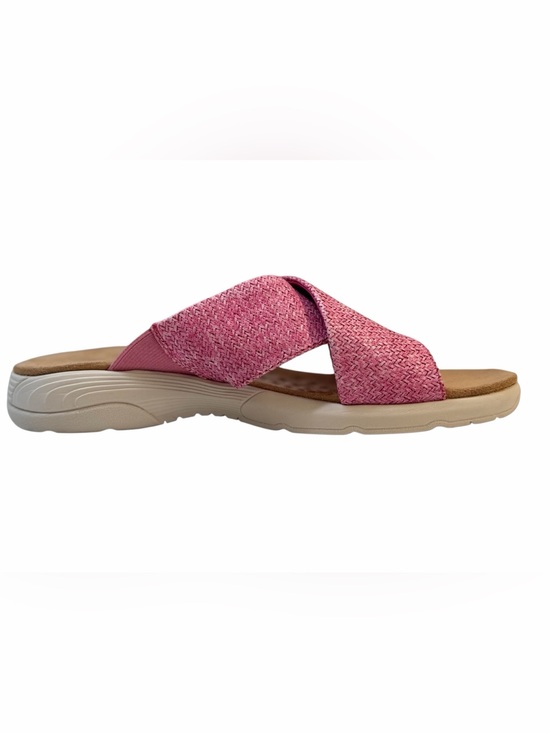 Easy Spirit Shoes - Easy Spirit Taite 2 Pink Woven Comfort Slide Sandals 7.5N _ NWOT